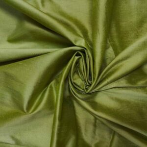 Handmade Dupion 2 GREEN Fabric Wholesale Direct
