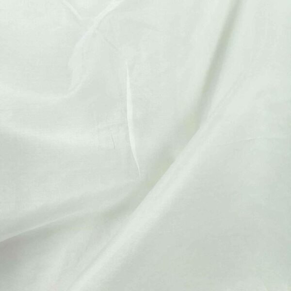 Organza Organza Plain Off White Fabric by the yard